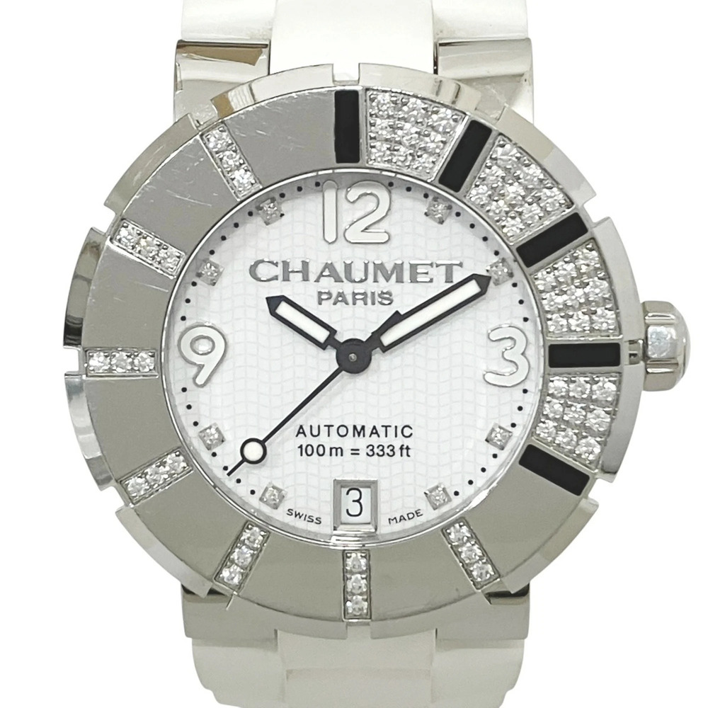 Chaumet Class One wristwatch, total weight 104g, stainless steel and resin ca...